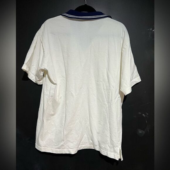Vintage Looney Tunes White Polo 1/4 Zip - 1998 - Picture 5 of 9